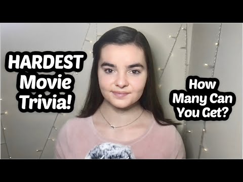 ASMR Whispering 70 Trivia Questions About Movies | Difficult Edition