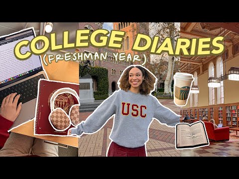 PRODUCTIVE COLLEGE DAYS IN MY LIFE! 📓 USC freshman year, studying, chores + routine!