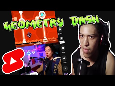 REACTING TO THE FUNNIEST GEOMETRY DASH SHORTS