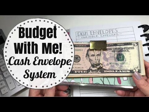 Cash Envelope Stuffing | Budget With Me - Cash Envelope System | May 3, 2019 Paycheck