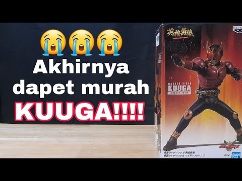 GAK NYESEL MENANG LELANG!!! HEROES BRAVE FIGURE STATUE KAMEN RIDER KUUGA MIGHTY FORM BANPRESTO