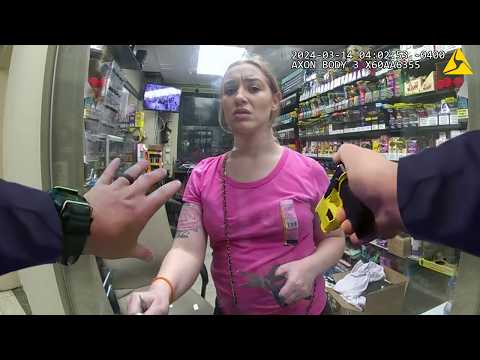 Woman Goes Too Far, Jumps Cashier Counter, and Gets an Immediate Visit from Police