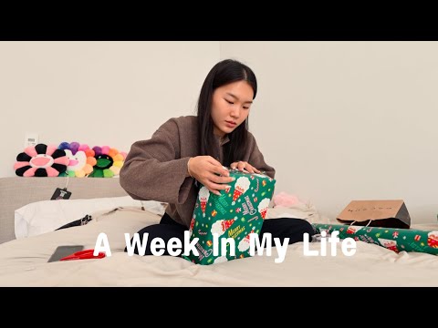 week in my life │ cozy holiday week at home, cooking for christmas, weekend in vegas, lots of eating