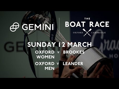 The Gemini Boat Race Fixture Series - 12 March 2023