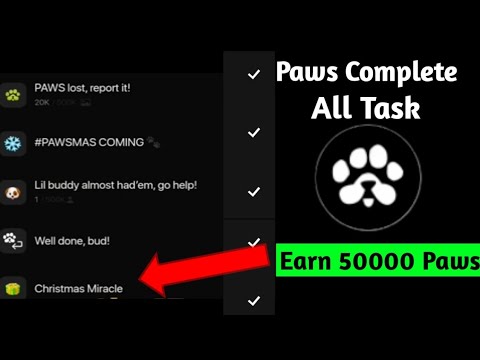 Paws Christmas Miracle New Task | Christmas miracle In paws Complete | Paws New Task |