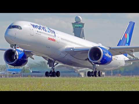 +30 MIN OF HEAVY ACTION | A340-600, B747, A380 | Amsterdam Schiphol Airport Spotting