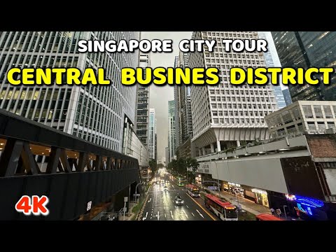 Singapore Walking Tour in 4K | From Central Business District to Cultural & Historical Gems