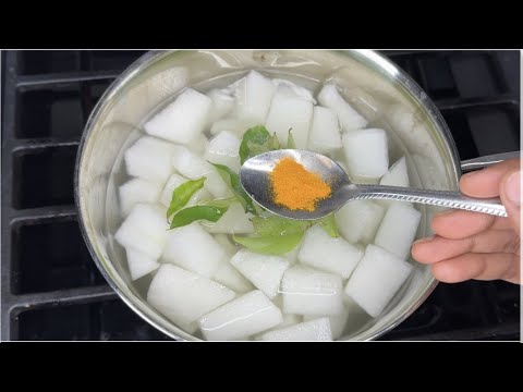 Quick and instant Butter milk rasam / How to make Majjige Huli in Brahmin's style / Ash gourd Samber