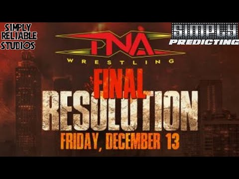 Simply Predicting - TNA Final Resolution