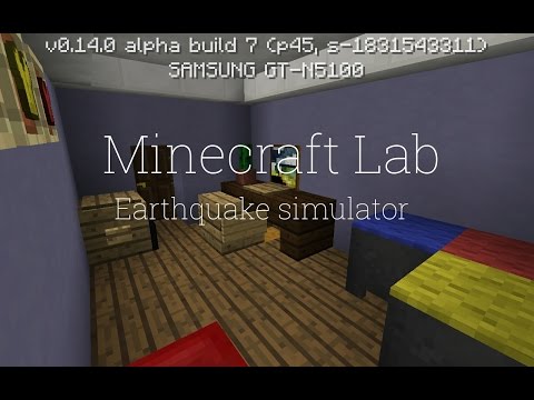 Minecraft Lab: Earthquake simulator