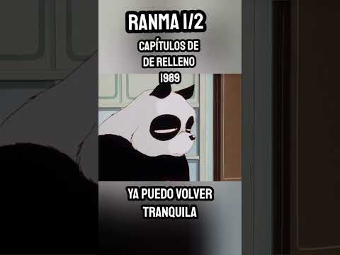 Ya puedo VOLVER TRANQUILA - Ranma 1/2 Escenas MEMORABLES de Relleno de la serie CLÁSICA 1989