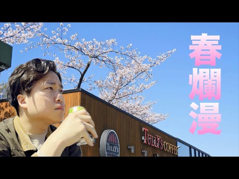 【満開】すみだ川の桜並木が綺麗すぎたので一人で花見してみた #vlog