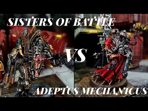 New codex! Adeptus Sororitas Vs Adeptus Mechanicus. New Pariah Mission Deck. 40k 10.5 edition.