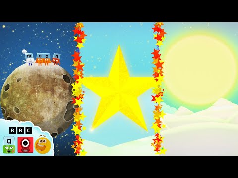 🌞✨ 'SUN', 'STAR' & 'MOON' 🌙 - Space Spelling | Learn to Spell | @officialalphablocks