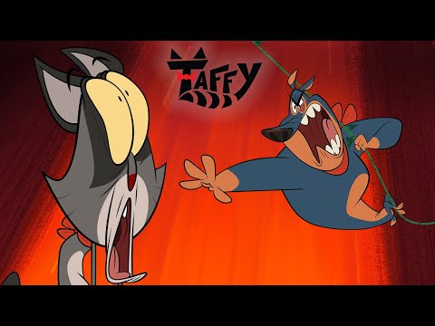 The eye of the Raccoon (Rocky Parody) | Taffy - Clips in English