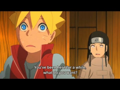 Neji talks to Boruto about Naruto