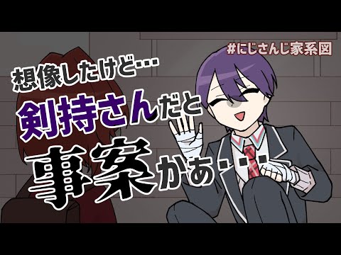 【手描き切り抜き】なぜか事案になってしまう剣持【アンジュ・カトリーナ/ニュイ・ソシエール】