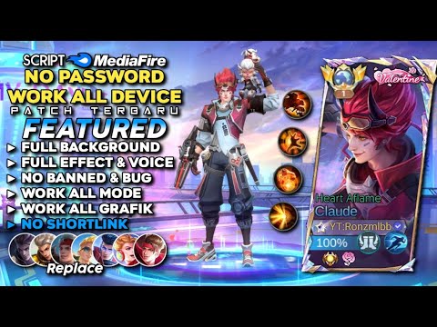 Script Skin Claude Valentine Heart Aflame No Password Mediafire | Full Effect & Voice - Latest Patch