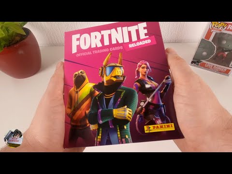 Fortnite Official Trading Cards Reloaded Mega Box (Panini ) & Collection Folder Unboxing