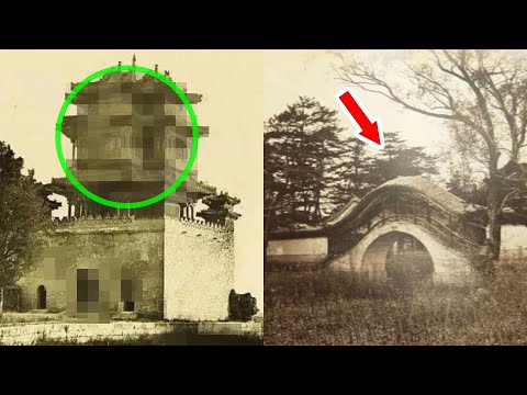 圓明園1860年被燒燬前絕版照片，被英國突然公佈！泛黃模糊也難掩的驚豔