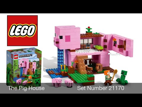 LEGO Minecraft The Pig House (21170) Stop Motion Speed Build