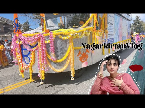 MINI VLOG || ਵਿਸਾਖੀ ਨਗਰਕੀਰਤਨ🌷 feat. my cousins as BGM😮‍💨