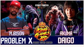 RANKED matches SF6 ▰ DAIGO UMEHARA (AKUMA) VS PROBLEMX (BISON) ▰ High Level Gameplay  streetfighter6