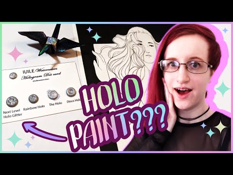 Painting with HOLOGRAPHIC WATERCOLOR?? Would Simplynailogical Approve?