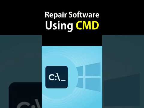 🚀💻 Repair Software using CMD | #Winget #RepairCommand #TechTips