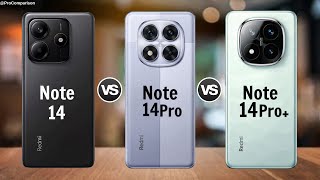 Redmi Note 14 vs Redmi Note 14 Pro vs Redmi Note 14 Pro Plus || Redmi Note 14 Series