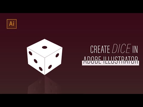 CREATING A 2D MINIMAL DESIGN OF DICE IN ADOBE ILLUSTRATOR IS FUN & EASY TOO | QUICK TUTORIAL