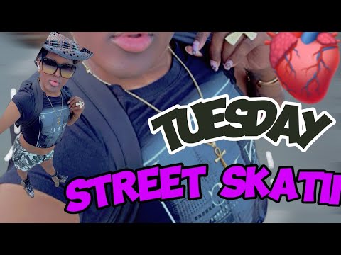 Tuesday skate night slide ￼ we are sliding out in the city