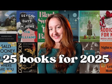 the 25 books I want to read in 2025! 🎀📚✨ 2025 TBR