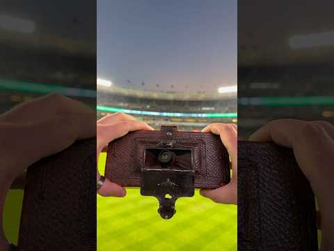 Shooting Baseball On A 130 Year-Old Panoramic Film Camera ⚾️🎞️ #expiredfilmclub #filmcamera #fyp