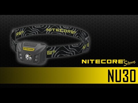 (Discontinued) NITECORE NU30 400 Lumen USB Rechargeable Headlamp with Red, White and CRI Outputs