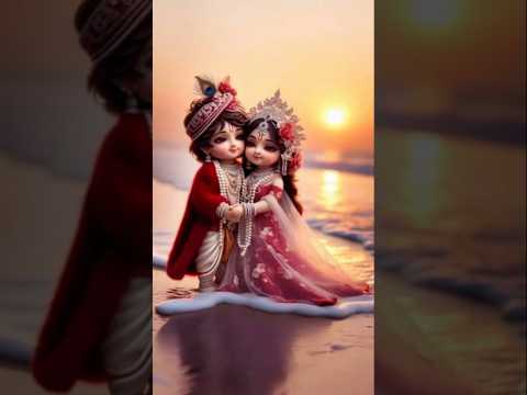 Cute Radha Krishna viral shorts video 🌺#love #radhakrishna #shorts