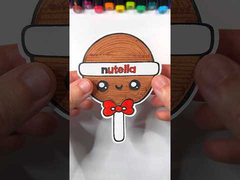 DIY Nutella Surprise Box with Paper | Paper Craft Ideas #shorts #papercraft