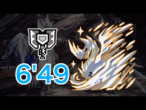 【MHWI PS4】六花が静かに眠るなら 歴戦王イヴェルカーナ チャージアックス ソロ 6'49"76/Arch Tempered Velkhana Charge Blade Solo