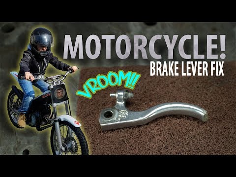 6YR OLD ON TRIAL?! - Broken Brake Lever Fix