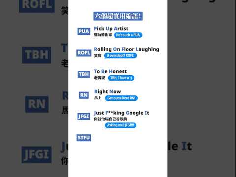 6個超實用英文縮語一次學會！英文聊天打字必備｜【英速聰明學】聰明學習 WORD UP