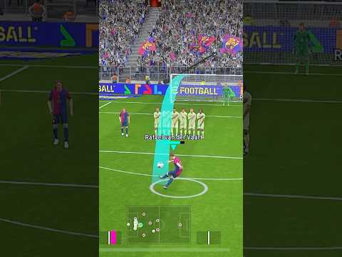 🥶 Van Der Vaart 99 Kicking Power On Short Range Free Kick #trending #efootball #alphagameshz