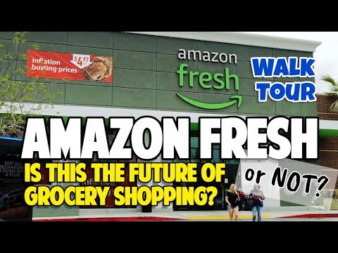 Amazon Fresh Grocery Store Walkthrough Tour 2023