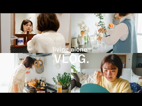 vlog) 7:00起床の朝のルーティン⛄️健康的な3日間の午前中。