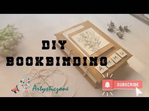 How to make a Handmade Sketchbook/Journal | DIY SKETCHBOOK BOOK BINDING | watercolor sketchbook