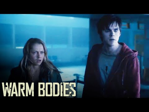 'R and Julie Escape the Airport Zombies' Scene | Warm Bodies