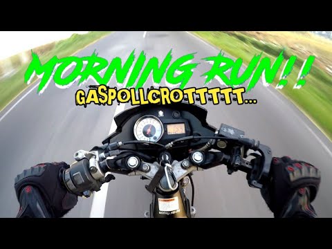 MORNING RUN! Top Speed SATRIA FU standART | Karjo Galengan #51