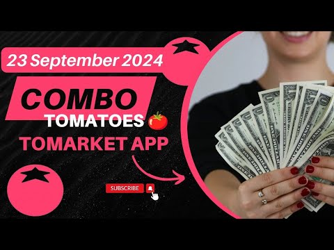 Tomarket 🍅 App Combo 23 SEP 2024 | Crypto Airdrops Official