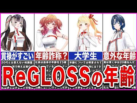 【ホロライブ】意外すぎたReGLOSSの年齢【ゆっくり解説】