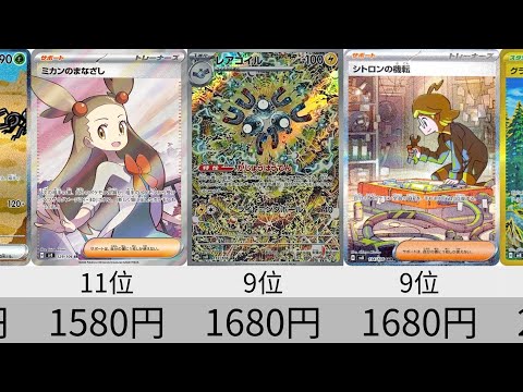 【ポケカ】レアコイルの高騰が止まらない！「超電ブレイカー」最新高額カードランキング【Pokémon cards】Market price of Surging Sparks