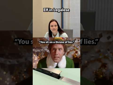 How do you say “You sit on a throne of lies.” In legalese? Quote from the Christmas movie “Elf”.